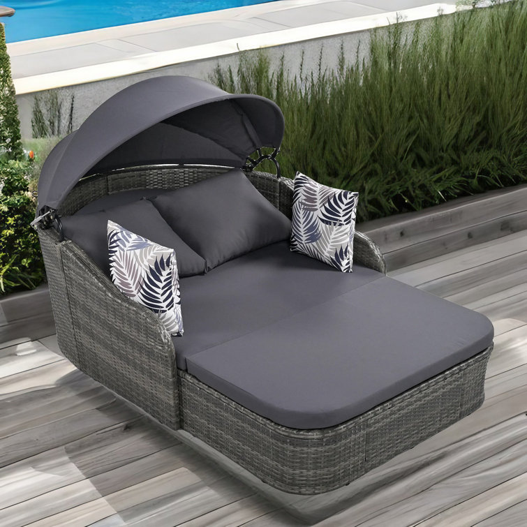 Studio rattan sun online lounger